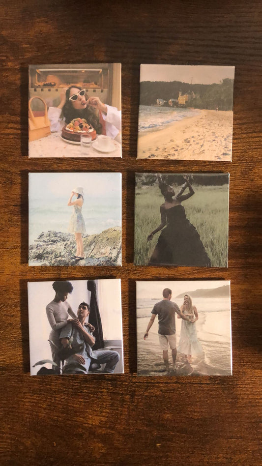 Custom 2.5" Square Photo Magnet